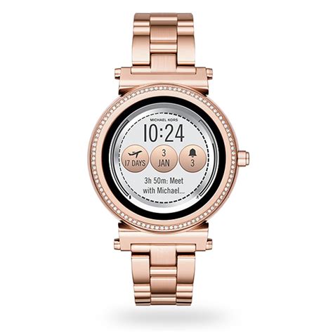 goldsmiths michael kors rose gold watch|mk rose gold watch sale.